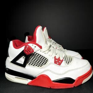 Size 5.5 - Nike Air Jordan 4 Retro OG GS Fire Red 2020 Men's Shoes